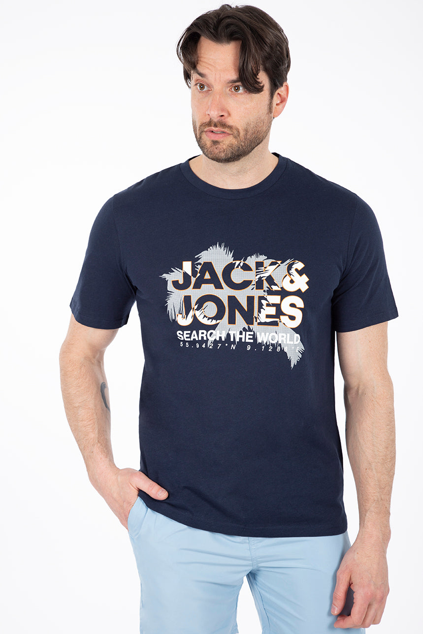 T-shirt « search the world », Jack & Jones
