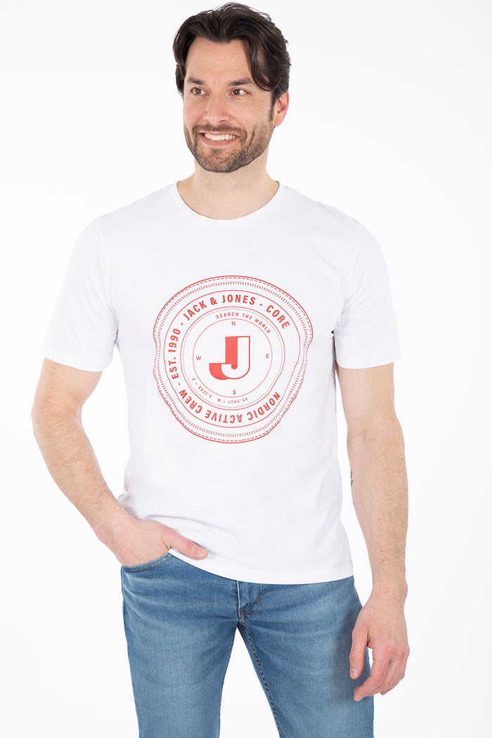 T-shirt logo sphérique | Jack & Jones | 2 couleurs