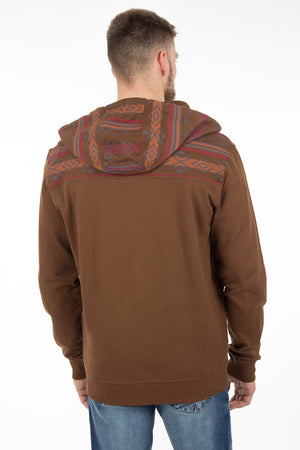 Veste à capuchon imprimé aztèque | 2 couleurs