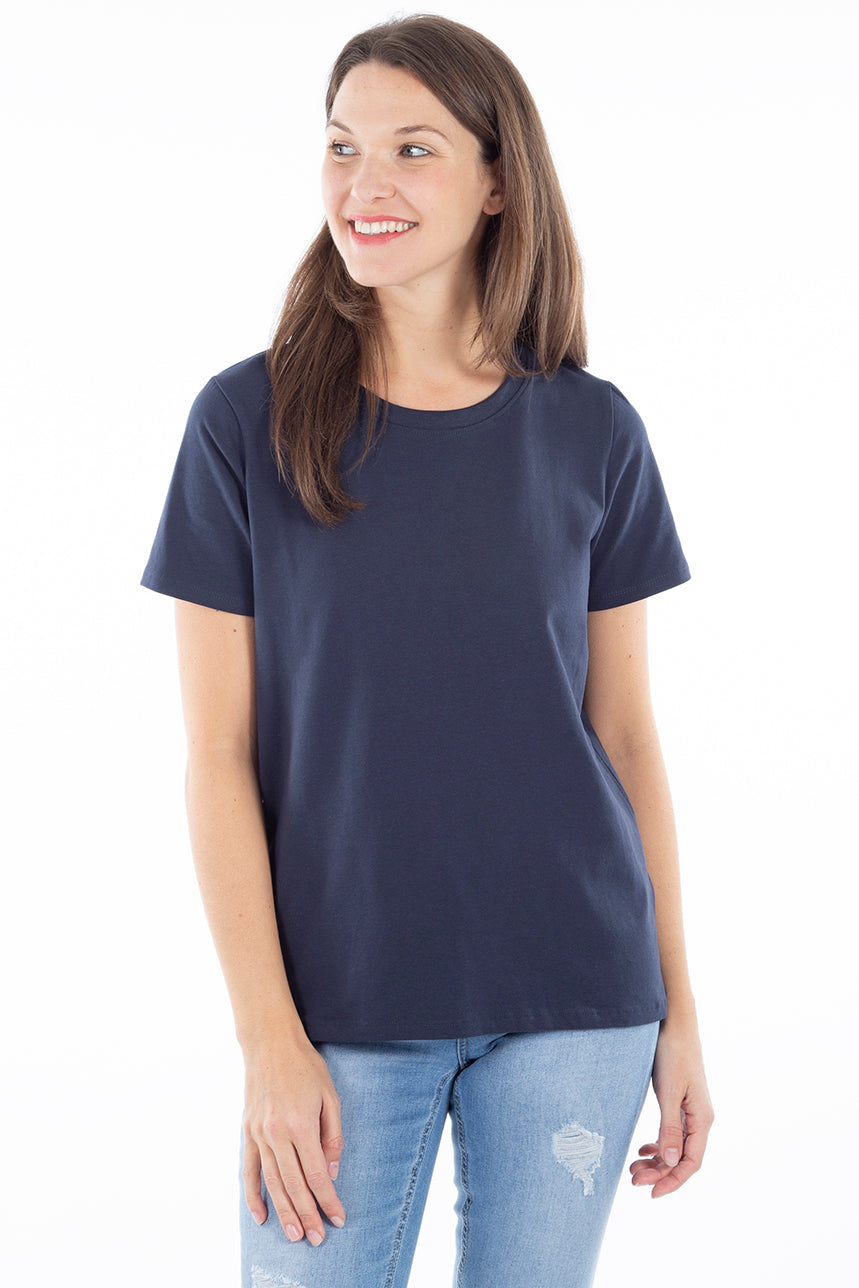 T-shirt manches courtes uni | Fransa | 3 couleurs | Boutique le Pentagone