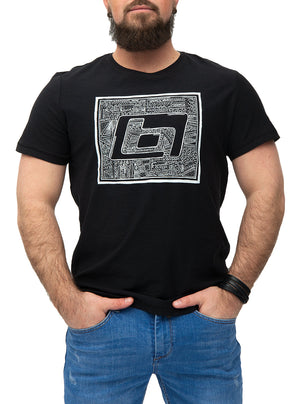 T-shirt coton design géométrique | Blend
