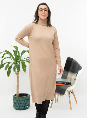 Robe longue en tricot "Ecovero" | 2 couleurs