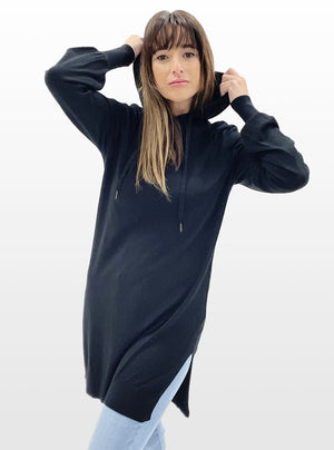 Hooded Knit Tunic | 2 colors