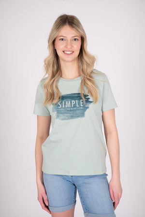 T-shirt imprimé simplicité | 3 couleurs