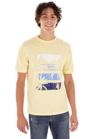 T-shirt imprimé palmiers | 3 couleurs