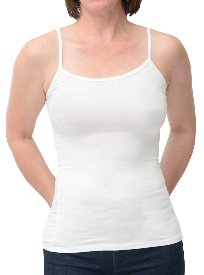Camisole with thin straps