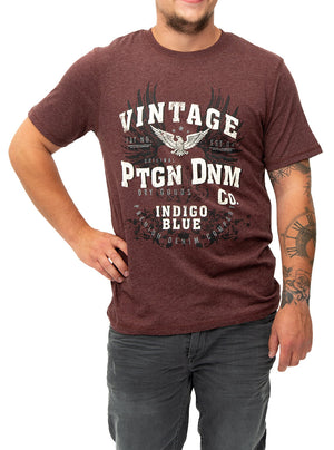 T-shirt imprimé "Vintage Denim" | Pentagone