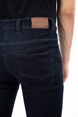 Le jeans étroit taille régulière | Modèle Gagnon