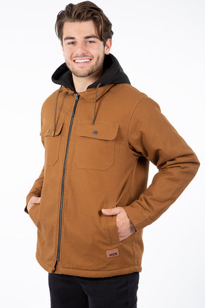 Manteau de travail doublé en sherpa | 2 couleurs