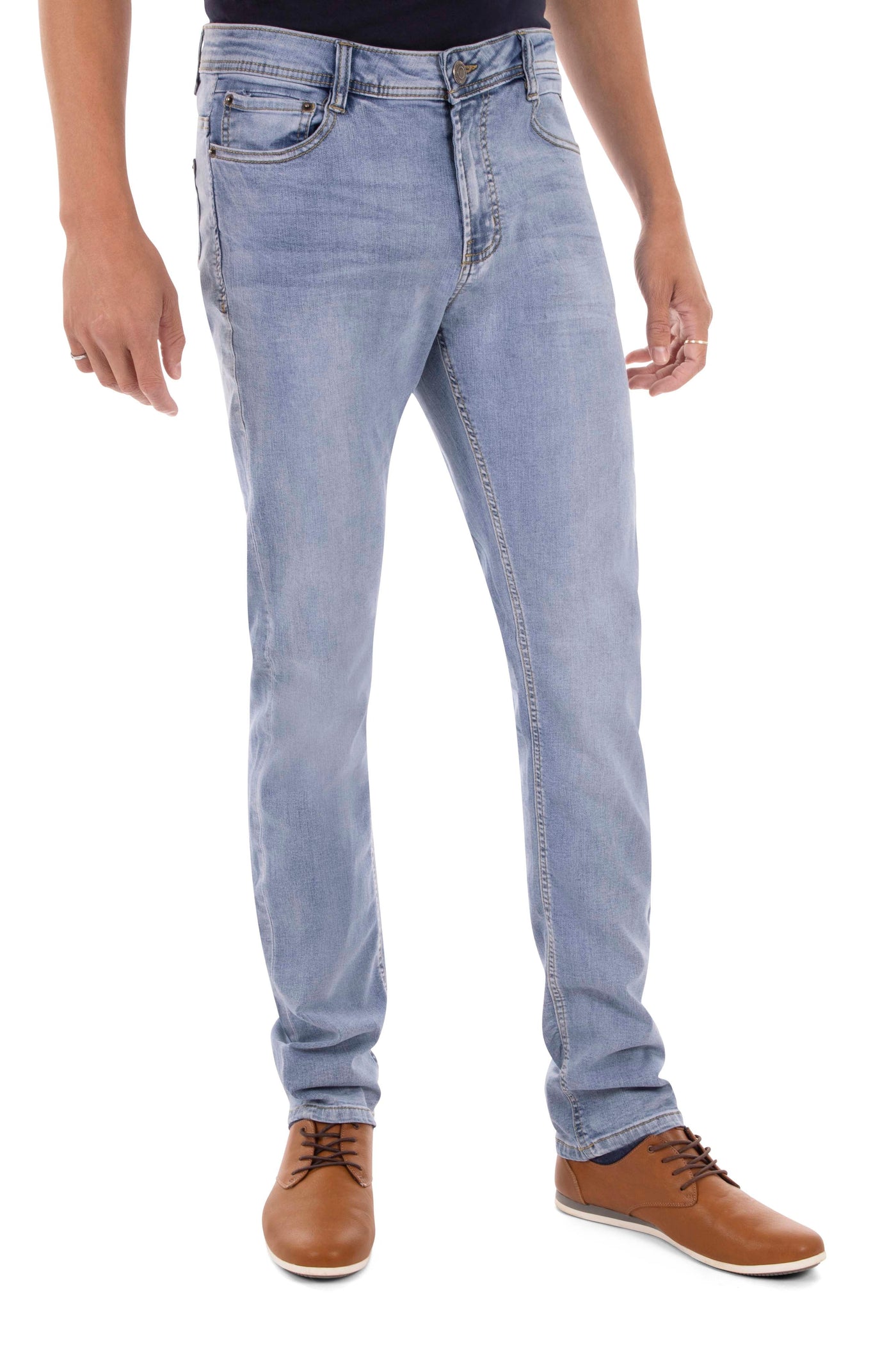 REPREVE polyester regular waist skinny jeans