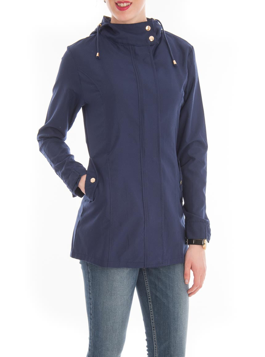Hooded coat