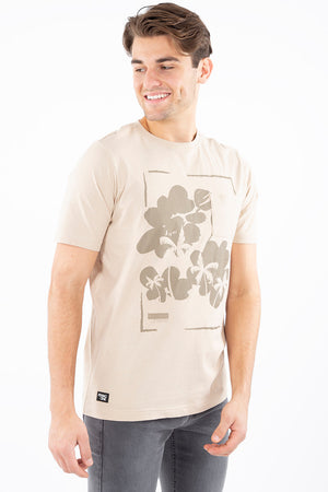 T-shirt fleurs et palmier | 2 couleurs